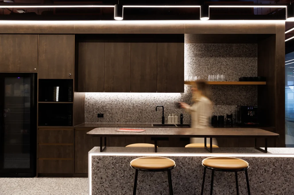 Communal space in our Logan shared office space